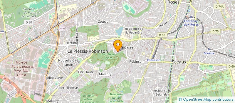 localisation de l'entreprise MONSIEUR FREDERIC SANTOS à LE PLESSIS-ROBINSON