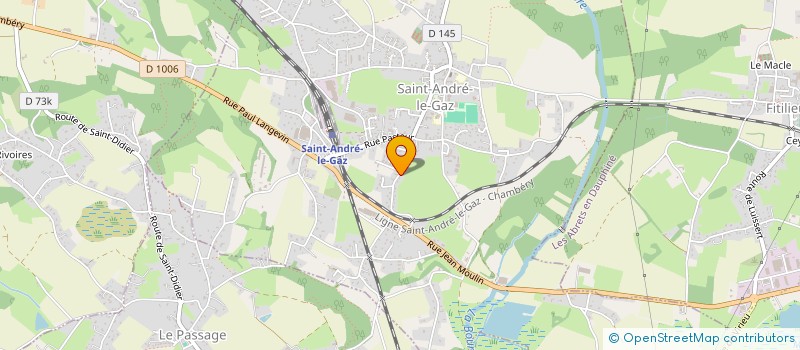 localisation de l'entreprise MONSIEUR FREDERIC SANTOS  LES ABRETS EN DAUPHINE