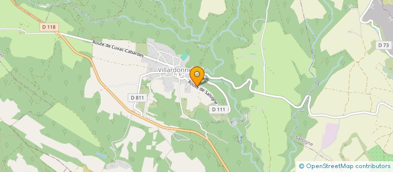 localisation de l'entreprise MONSIEUR FREDERIC SANTOUL  VILLARDONNEL