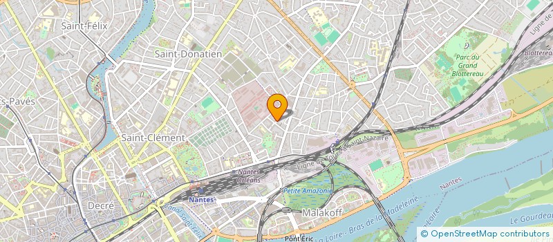 localisation de l'entreprise MONSIEUR FREDERIC SAOUZANET à NANTES