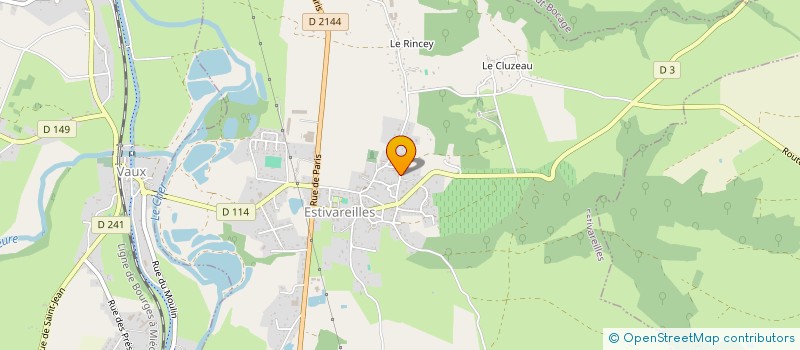 localisation de l'entreprise MONSIEUR FREDERIC SAQUENET  ESTIVAREILLES