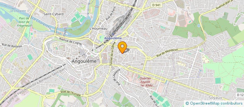localisation de l'entreprise MONSIEUR FREDERIC SARDIN à ANGOULEME