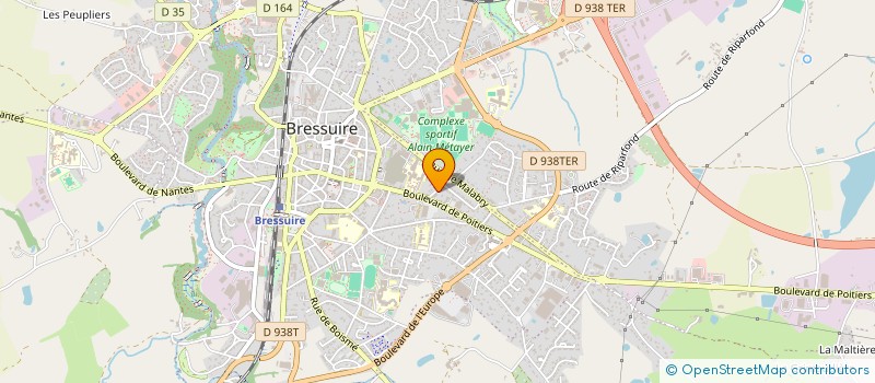 localisation de l'entreprise MONSIEUR FREDERIC SARRAZIN-FUZEAU  BRESSUIRE