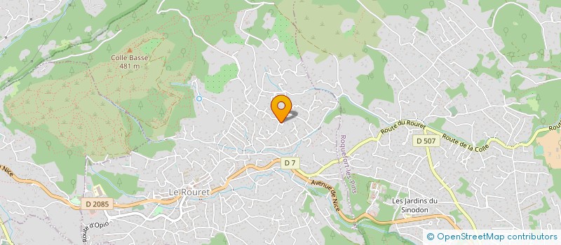 localisation de l'entreprise MONSIEUR FREDERIC SAUSSE  LE ROURET