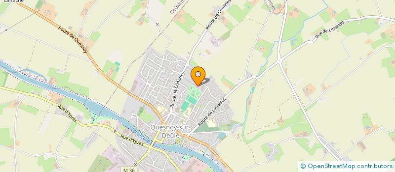 localisation de l'entreprise MONSIEUR FREDERIC SAUVAGE à QUESNOY-SUR-DEULE