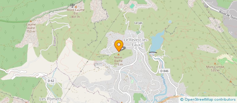 localisation de l'entreprise MONSIEUR FREDERIC SAUVAIRE  LE REVEST-LES-EAUX