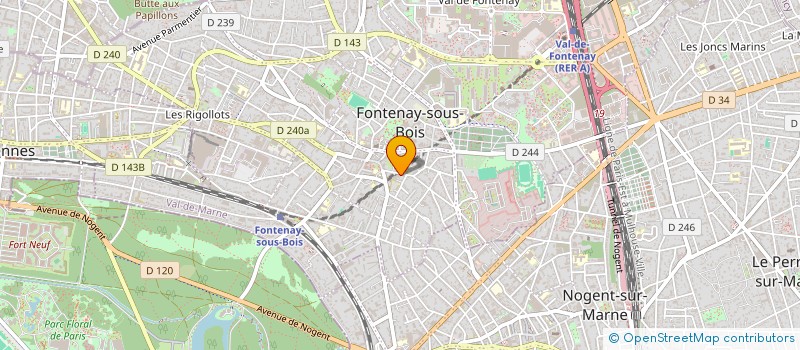 localisation de l'entreprise MONSIEUR FREDERIC SAVARIT à FONTENAY-SOUS-BOIS