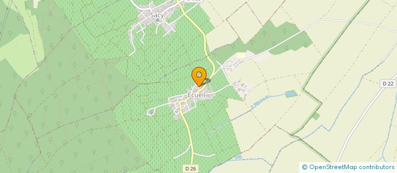 localisation de l'entreprise MONSIEUR FREDERIC SAVART  ECUEIL