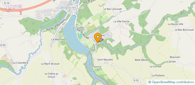 localisation de l'entreprise MONSIEUR FREDERIC SAVE à JUGON-LES-LACS