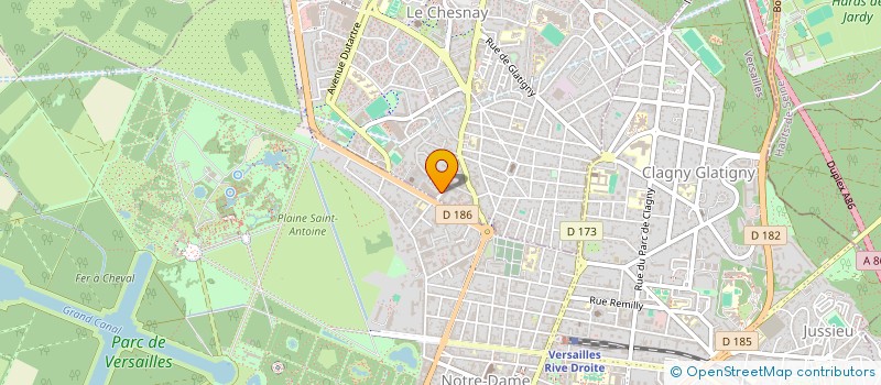 localisation de l'entreprise MONSIEUR FREDERIC SAVOURE  LE CHESNAY-ROCQUENCOURT