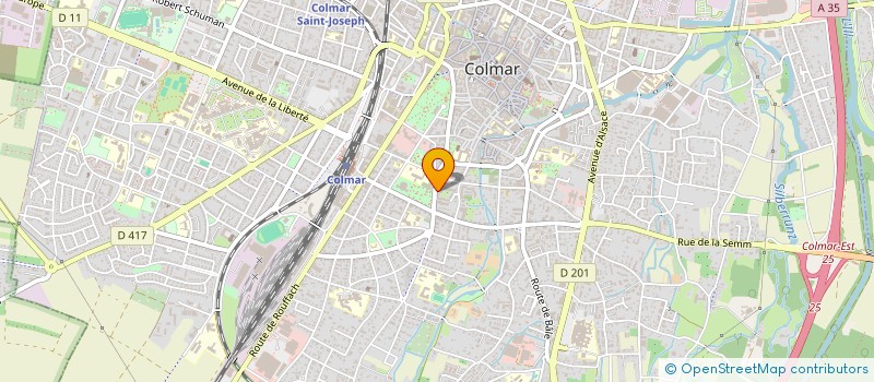 localisation de l'entreprise MONSIEUR FREDERIC SCALI  COLMAR