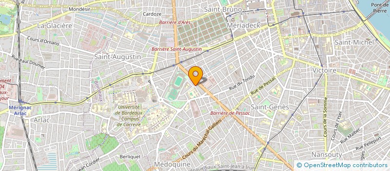 localisation de l'entreprise MONSIEUR FREDERIC SCARABELLO  BORDEAUX