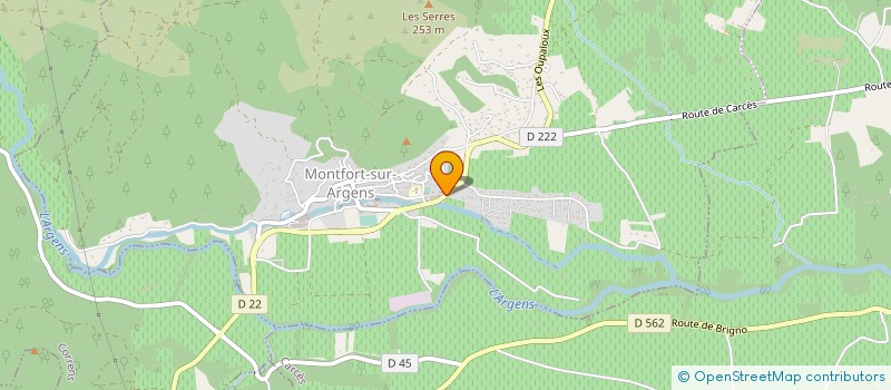 localisation de l'entreprise MONSIEUR FREDERIC SCHANTE  MONTFORT-SUR-ARGENS