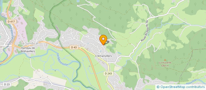 localisation de l'entreprise MONSIEUR FREDERIC SCHEFFER  VAGNEY