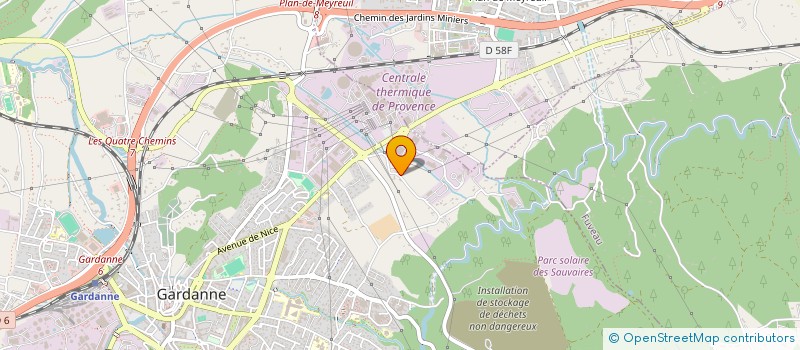 localisation de l'entreprise MONSIEUR FREDERIC SCHEIDECKER à GARDANNE