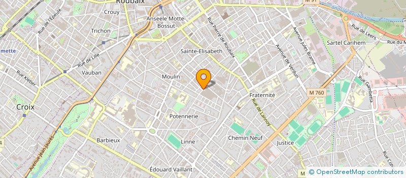 localisation de l'entreprise MONSIEUR FREDERIC SCHITTECATTE  ROUBAIX