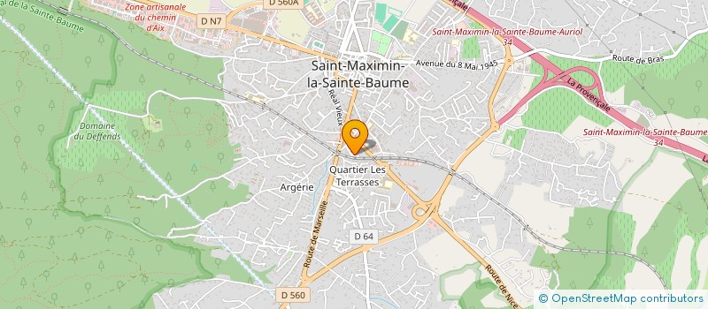 localisation de l'entreprise MONSIEUR FREDERIC SCHLEGEL à SAINT-MAXIMIN-LA-SAINTE-BAUME
