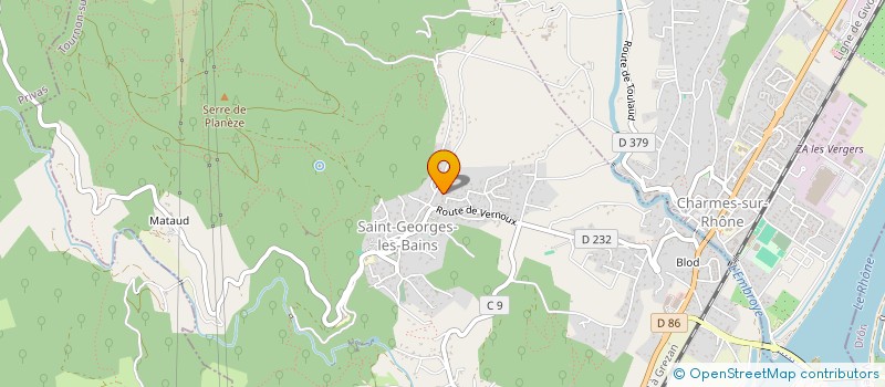 localisation de l'entreprise MONSIEUR FREDERIC SCHMIDT à SAINT-GEORGES-LES-BAINS