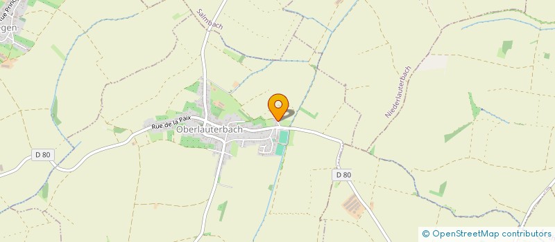 localisation de l'entreprise MONSIEUR FREDERIC SCHMITTHEISLER  OBERLAUTERBACH