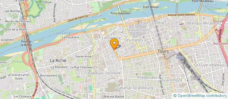 localisation de l'entreprise MONSIEUR FREDERIC SCHNERR  TOURS