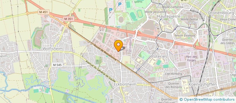 localisation de l'entreprise MONSIEUR FREDERIC SCHOENENBERGER  ECKBOLSHEIM