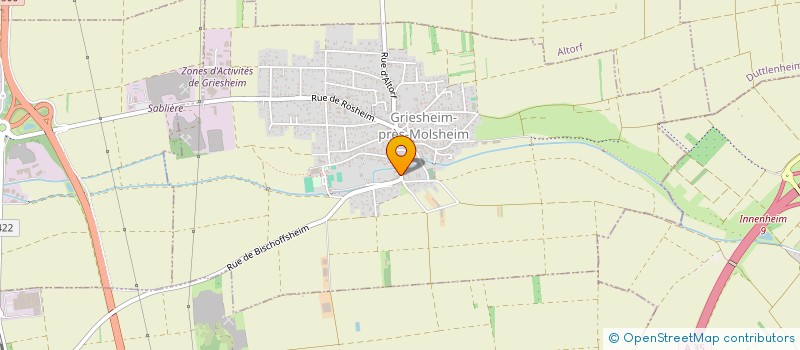 localisation de l'entreprise MONSIEUR FREDERIC SCHOTT  GRIESHEIM-PRES-MOLSHEIM
