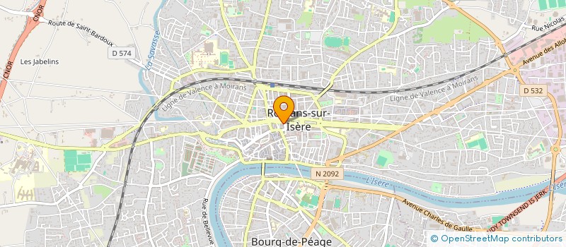 localisation de l'entreprise MONSIEUR FREDERIC SCHWEBACH à ROMANS-SUR-ISERE