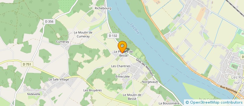 localisation de l'entreprise MONSIEUR FREDERIC SECHET à GENNES-VAL-DE-LOIRE