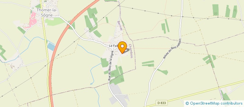 localisation de l'entreprise MONSIEUR FREDERIC SECLET  CHAMBOIS