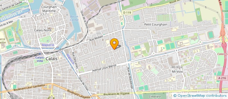 localisation de l'entreprise MONSIEUR FREDERIC SEGARD  CALAIS