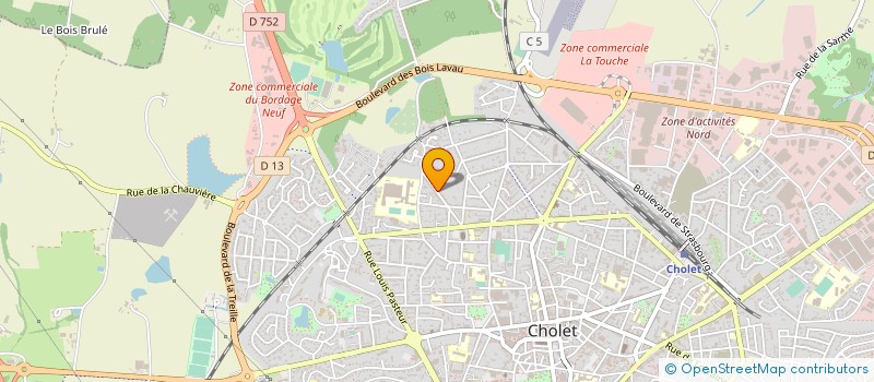 localisation de l'entreprise MONSIEUR FREDERIC SEGUIN à CHOLET