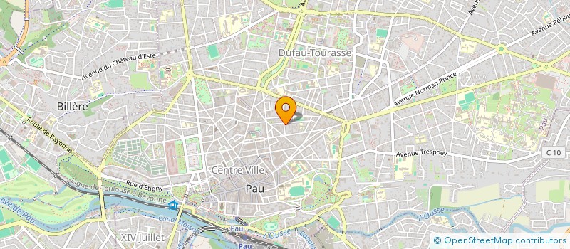 localisation de l'entreprise MONSIEUR FREDERIC SEGURA à PAU