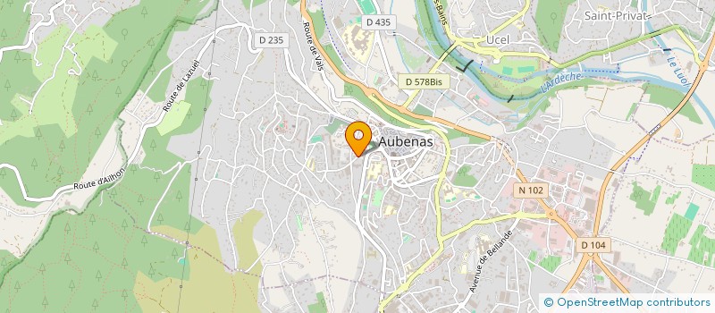 localisation de l'entreprise MONSIEUR FREDERIC SEILLER  AUBENAS