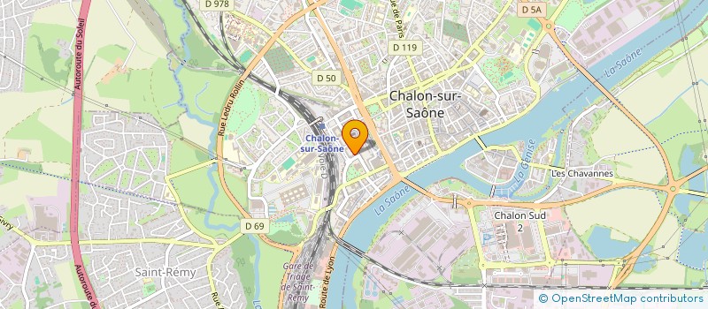 localisation de l'entreprise MONSIEUR FREDERIC SEITZ à CHALON-SUR-SAONE