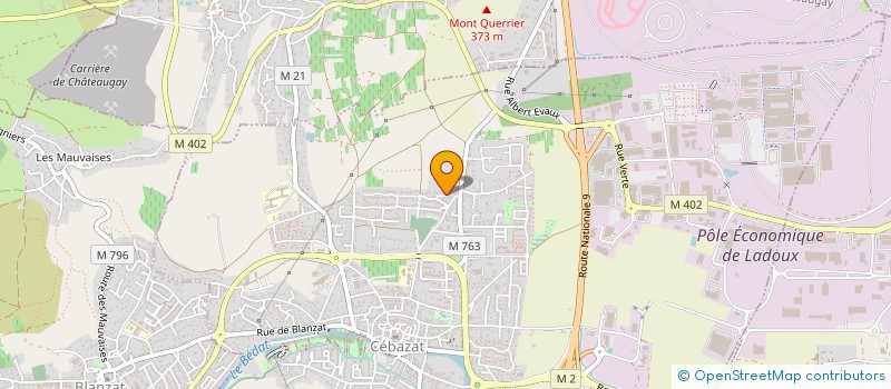 localisation de l'entreprise MONSIEUR FREDERIC SEJALON  CEBAZAT