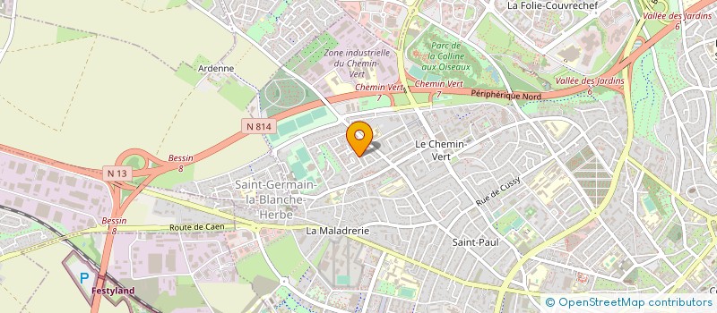 localisation de l'entreprise MONSIEUR FREDERIC SELLAMINE à CAEN