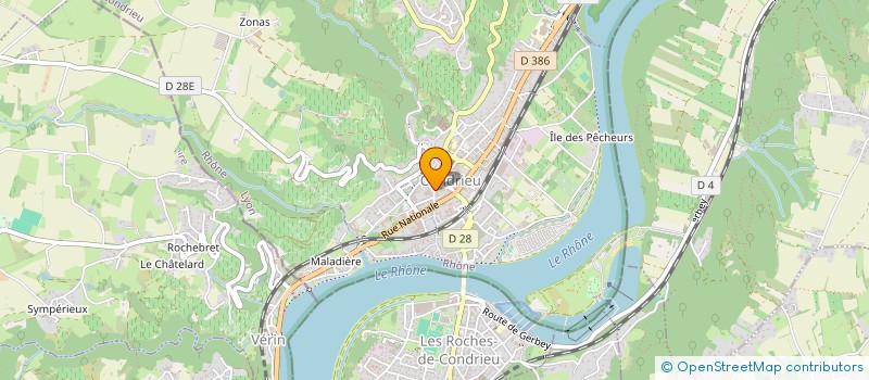 localisation de l'entreprise MONSIEUR FREDERIC SELLEM  CONDRIEU