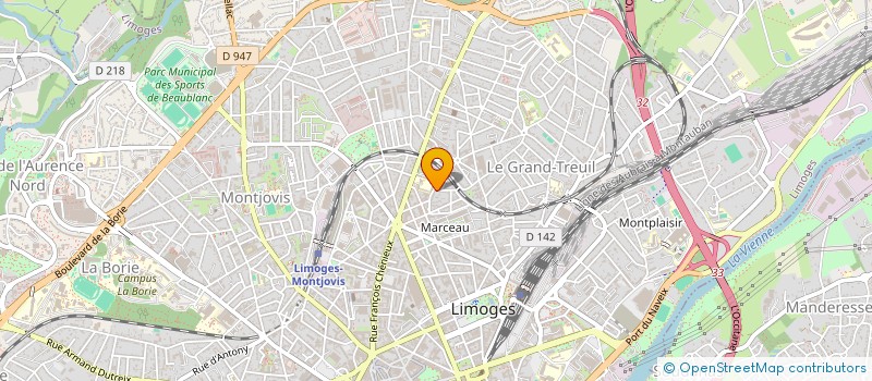 localisation de l'entreprise MONSIEUR FREDERIC SELLERET à LIMOGES