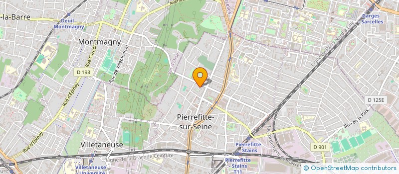 localisation de l'entreprise MONSIEUR FREDERIC SENECHARLES à PIERREFITTE-SUR-SEINE