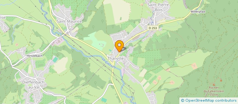 localisation de l'entreprise MONSIEUR FREDERIC SENFT  ALBE