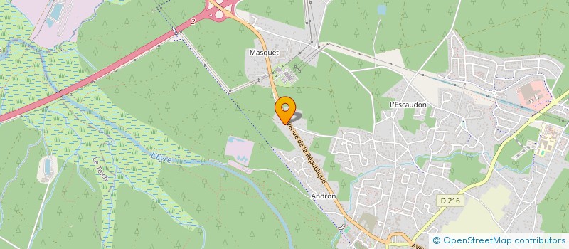 localisation de l'entreprise MONSIEUR FREDERIC SENTUC  MIOS