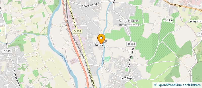 localisation de l'entreprise MONSIEUR FREDERIC SERRANO  SAINT-HILAIRE-DE-BRETHMAS