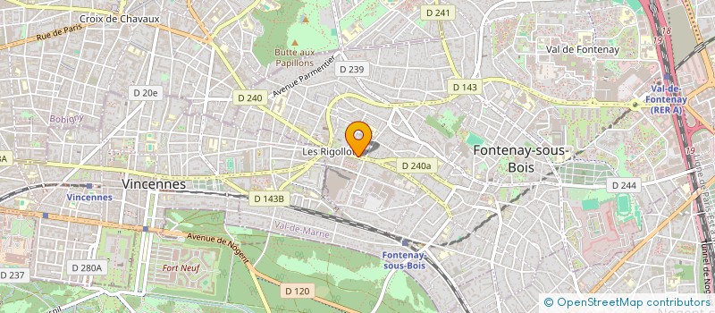 localisation de l'entreprise MONSIEUR FREDERIC SERRANO à FONTENAY-SOUS-BOIS
