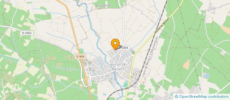 localisation de l'entreprise MONSIEUR FREDERIC SERRES  LIEURAN-LES-BEZIERS
