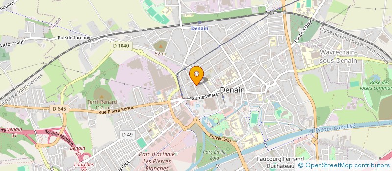 localisation de l'entreprise MONSIEUR FREDERIC SEULIN à DENAIN