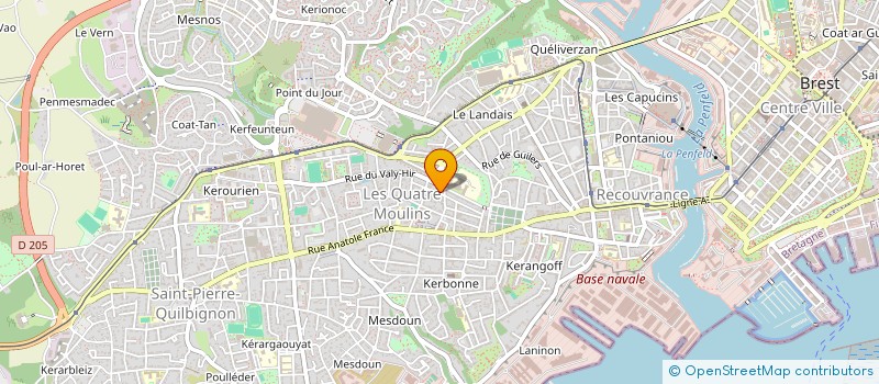 localisation de l'entreprise MONSIEUR FREDERIC SEVELLEC à BREST
