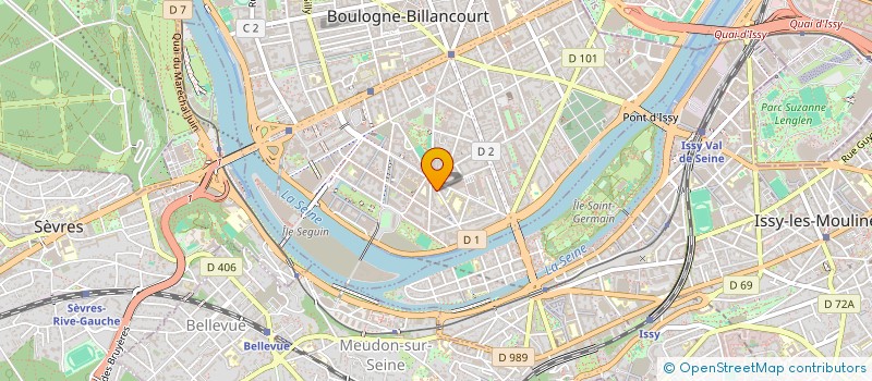 localisation de l'entreprise MONSIEUR FREDERIC SEVESTRE à BOULOGNE-BILLANCOURT