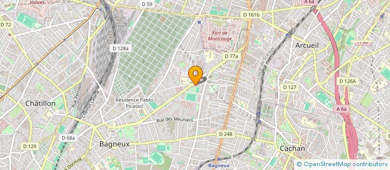 localisation de l'entreprise MONSIEUR FREDERIC SIALELLI à BAGNEUX