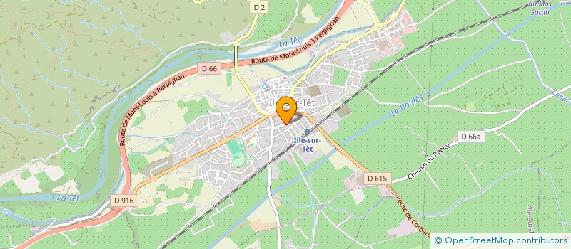 localisation de l'entreprise MONSIEUR FREDERIC SICRE  ILLE-SUR-TET