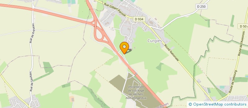 localisation de l'entreprise MONSIEUR FREDERIC SIEJAK  CURGIES